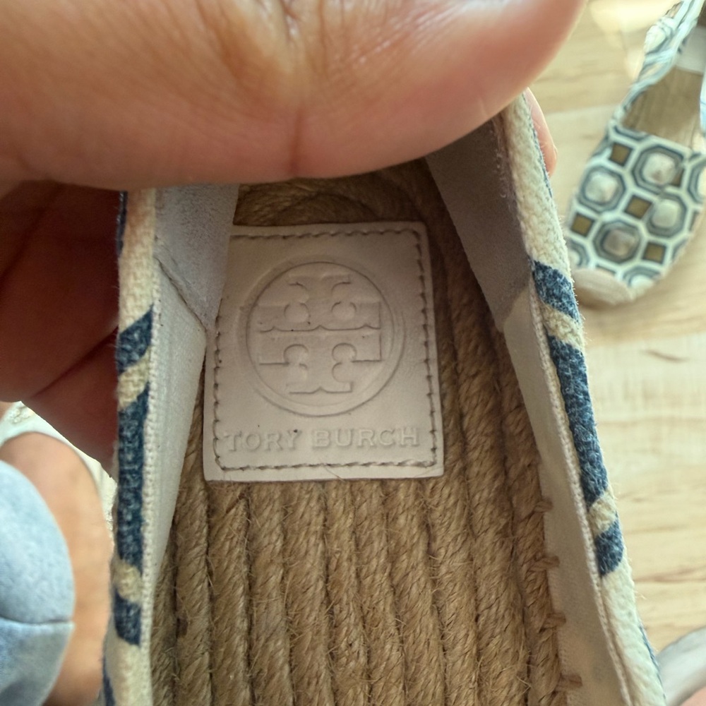 Tory Burch Geometric Pattern Espadrilles - image 3
